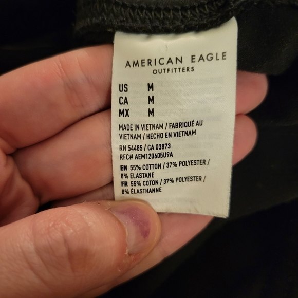 American Eagle Black Leggings Size Medium - Picture 5 of 6